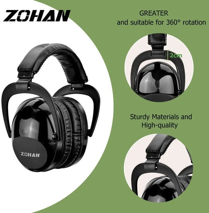 Safety Ear Muffs Noise Reduction ,Passive Earmuffs ,black headset for kid children toddler teenager