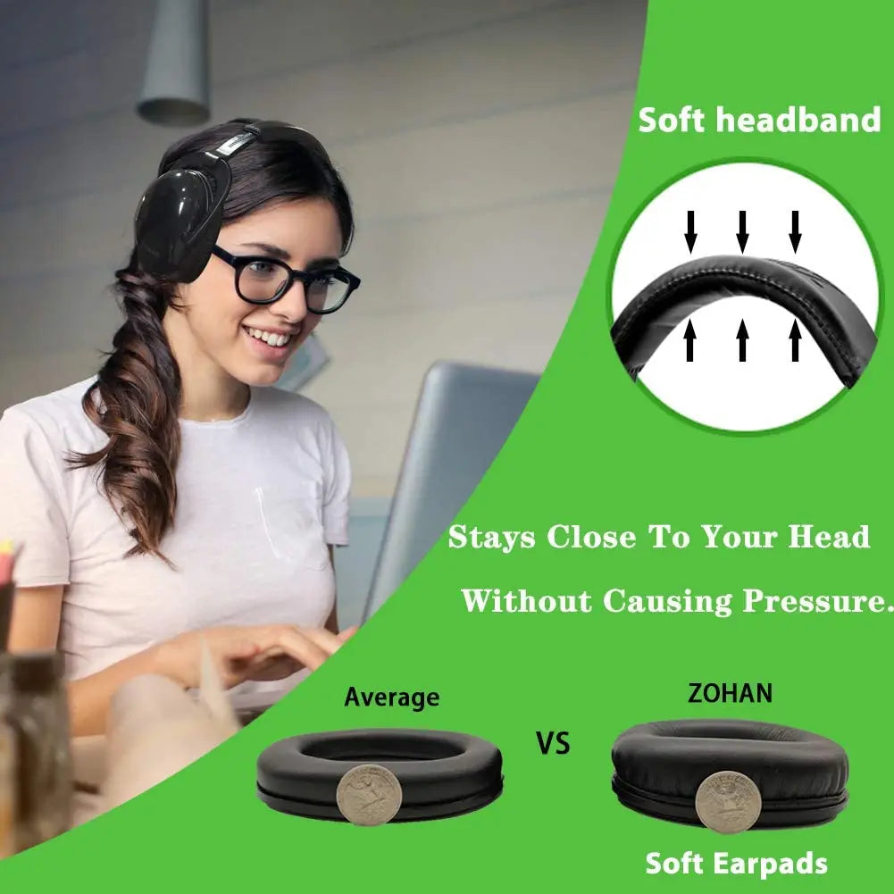 Safety Ear Muffs Noise Reduction ,Passive Earmuffs ,black headset for kid children toddler teenager