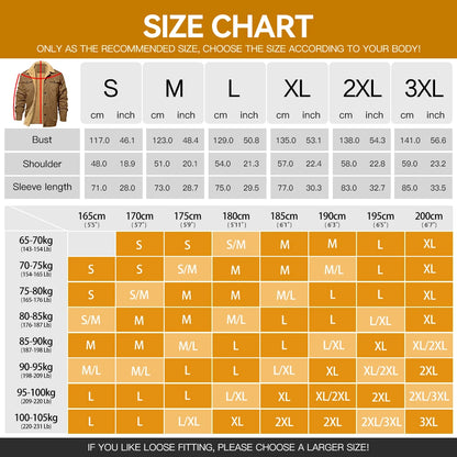 Men's Winter Jackets  Waterproof Fleece Lined High Quality Multi-color Coat Comfortable Casual Outerwear US Size