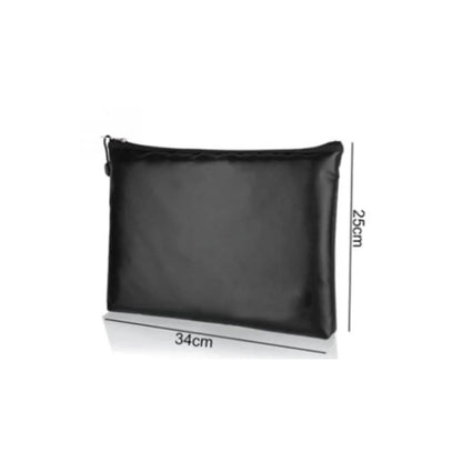 New Fireproof Document Bag, Waterproof Money Bags, Fire Safe Storage Pouch with Zipper Cash File Envelope Holder for Home Office
