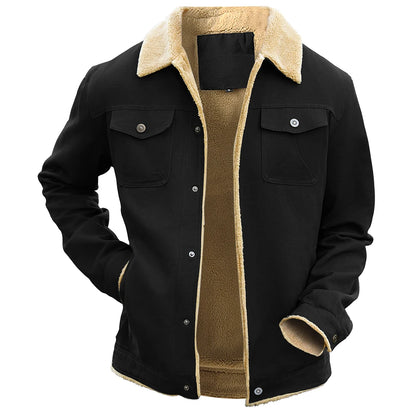 Men's Winter Jackets  Waterproof Fleece Lined High Quality Multi-color Coat Comfortable Casual Outerwear US Size