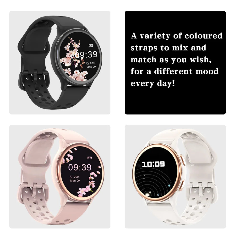 Smart Watches for Women [400+Watch Faces/Calls/Female Health], 1.27" Fitness Tracker , for iPhone ＆ Android