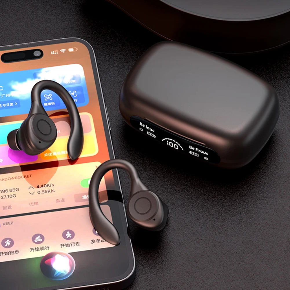 Noise Reduction Bluetooth Gaming Earbuds With Power Display