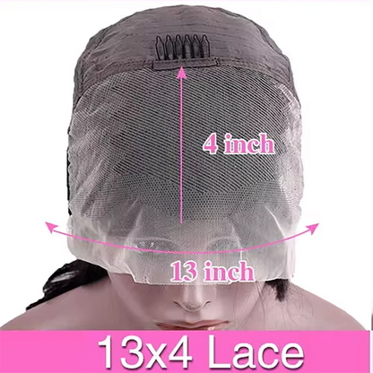 Human Hair, 220% Density 13x4 HD Lace Frontal, Short Straight Lace Front Bob Wigs, For Black Women Human Hair Pre Plucked Straight Brazilian Human Hair