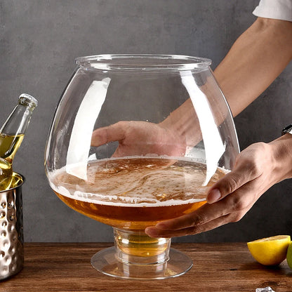 6000ML Plastic Extra-Large Wine Glasses , Giant Beer Mugs ,Oversized Goblet Dessert Cake Cups ,Creative Bar Drinkware