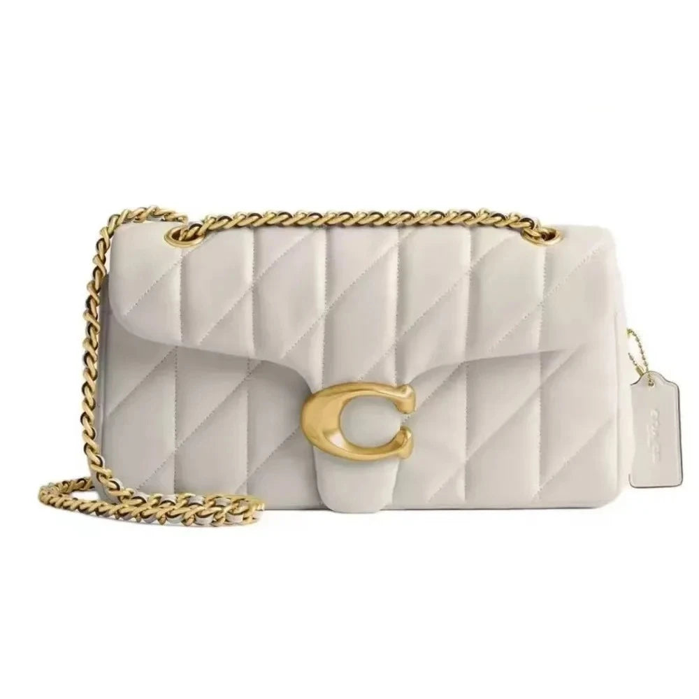 High-quality diamond pattern chain bag, single shoulder messenger bag, small square bag Spring and summer bag