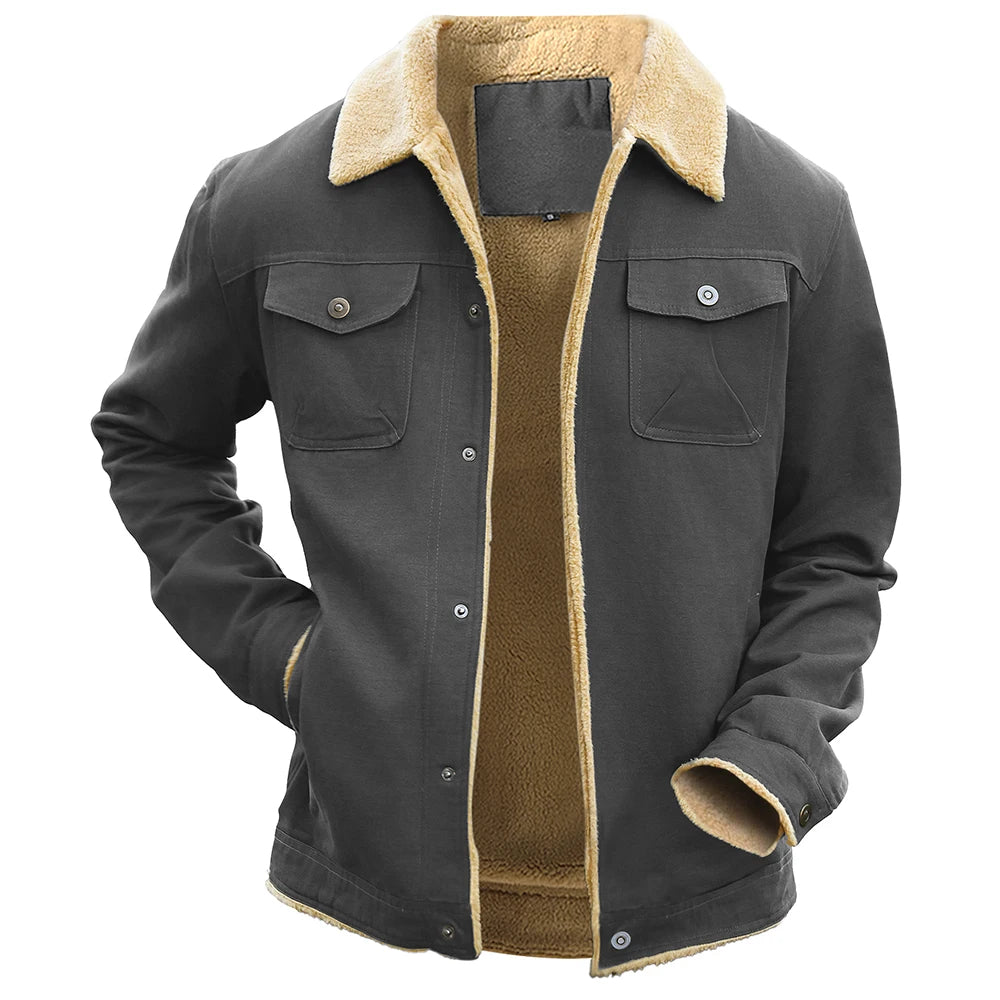 Men's Winter Jackets  Waterproof Fleece Lined High Quality Multi-color Coat Comfortable Casual Outerwear US Size