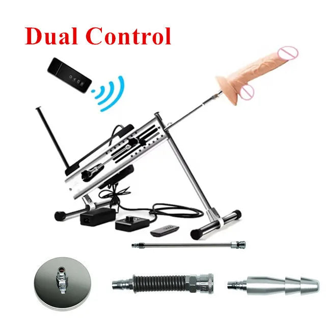Sexual Machine Telescope 3XLR Dildo ,Vibrator ,Women ,Man ,Sex Toys For Couple Postures and Automatic Masturbators