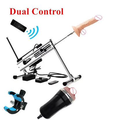 Sexual Machine Telescope 3XLR Dildo ,Vibrator ,Women ,Man ,Sex Toys For Couple Postures and Automatic Masturbators