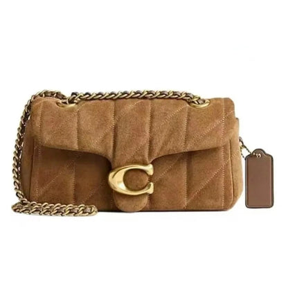 High-quality diamond pattern chain bag, single shoulder messenger bag, small square bag Spring and summer bag