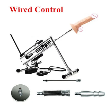 Sexual Machine Telescope 3XLR Dildo ,Vibrator ,Women ,Man ,Sex Toys For Couple Postures and Automatic Masturbators