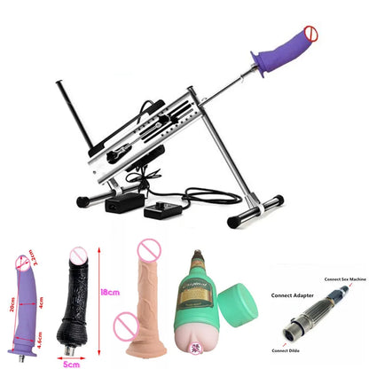 Sexual Machine Telescope 3XLR Dildo ,Vibrator ,Women ,Man ,Sex Toys For Couple Postures and Automatic Masturbators