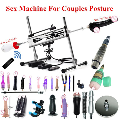 Sexual Machine Telescope 3XLR Dildo ,Vibrator ,Women ,Man ,Sex Toys For Couple Postures and Automatic Masturbators