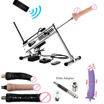 Sexual Machine Telescope 3XLR Dildo ,Vibrator ,Women ,Man ,Sex Toys For Couple Postures and Automatic Masturbators