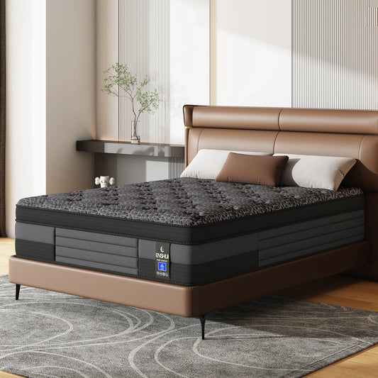 12"Twin Full Queen King Hybrid Mattress For Back Pain Relief Feel, Breathable, CertiPUR-US Certified,In a Box,Motion Isolation