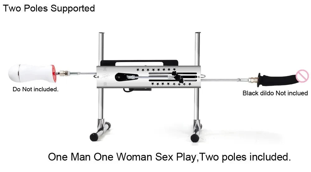 Sexual Machine Telescope 3XLR Dildo ,Vibrator ,Women ,Man ,Sex Toys For Couple Postures and Automatic Masturbators
