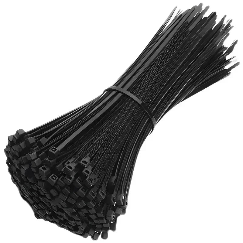 2000/100Pcs Self Locking Nylon Cable Ties  Heavy Duty Organizer