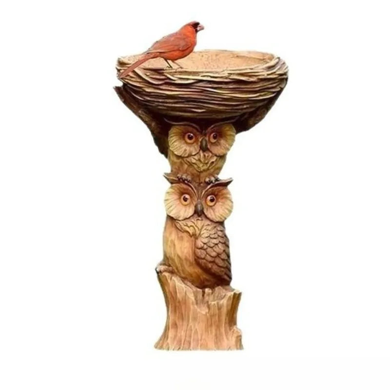 Garden Resin Craft Decoration, Small Birds and Animals Feeder for all small birds. Outdoor  Handmade  Crafts Decoration Ornaments