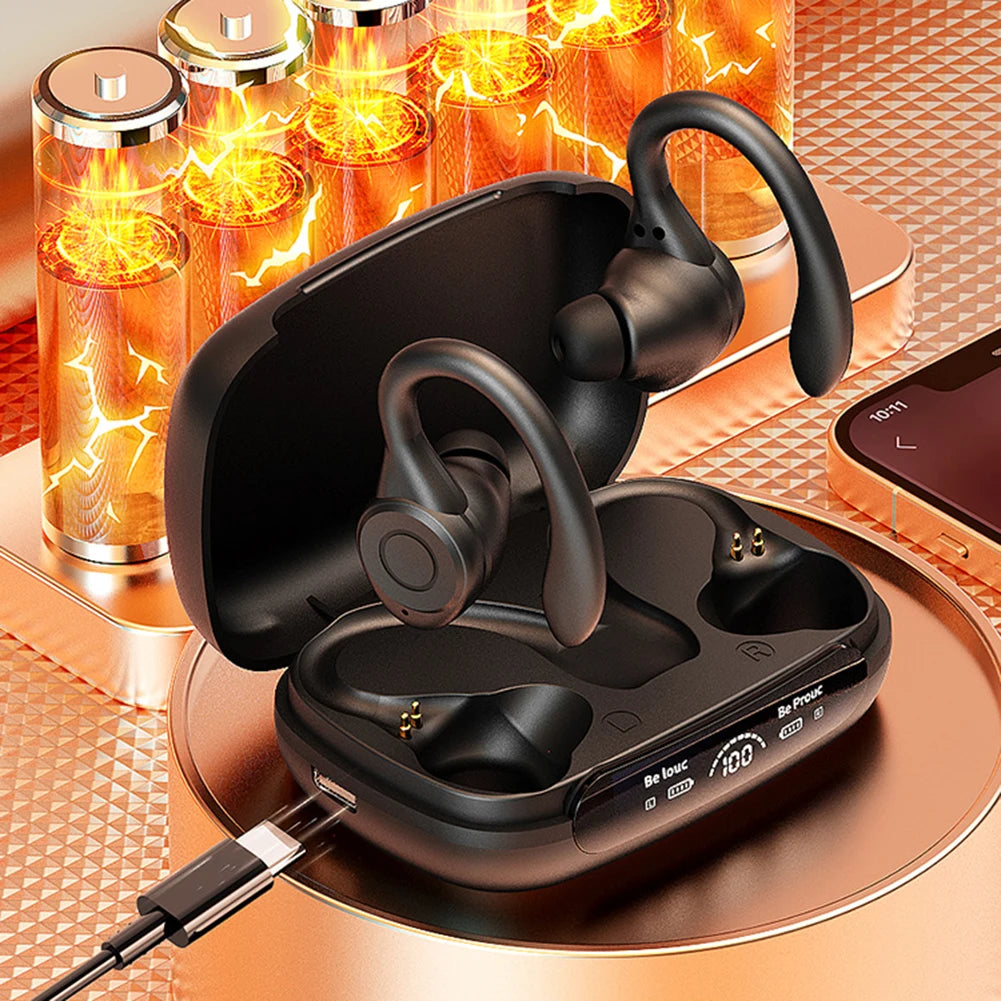Noise Reduction Bluetooth Gaming Earbuds With Power Display