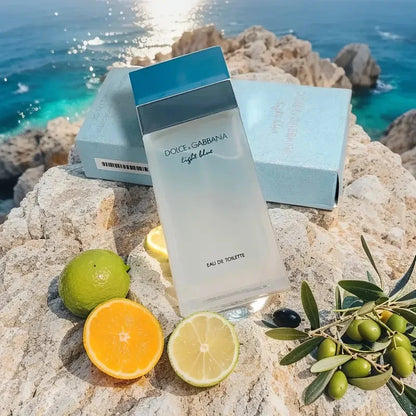 Dorsey and Gabbana women's light blue perfume, elegant and lightweight design, fresh fragrance