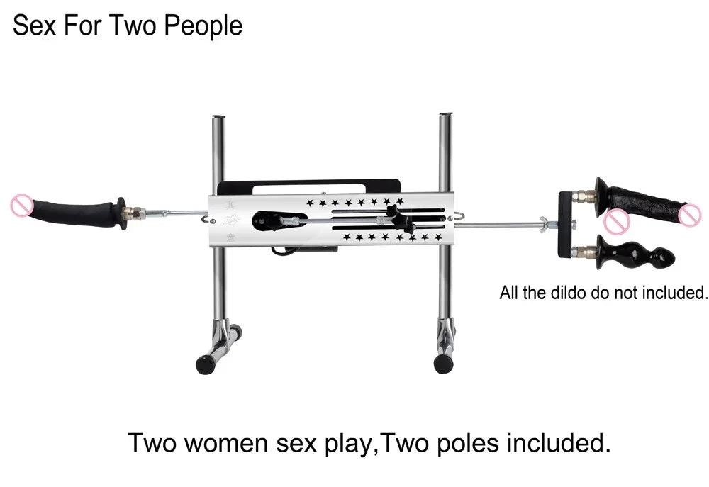 Sexual Machine Telescope 3XLR Dildo ,Vibrator ,Women ,Man ,Sex Toys For Couple Postures and Automatic Masturbators