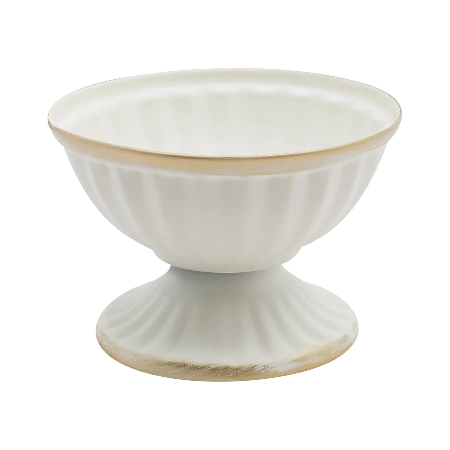 10 PCS Mini Vase White/Bright Golden Metal  Vase,  Flower Arrangement Container, Home Vessel Ornament Wedding Flower Vase
