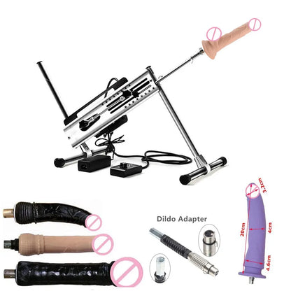 Sexual Machine Telescope 3XLR Dildo ,Vibrator ,Women ,Man ,Sex Toys For Couple Postures and Automatic Masturbators