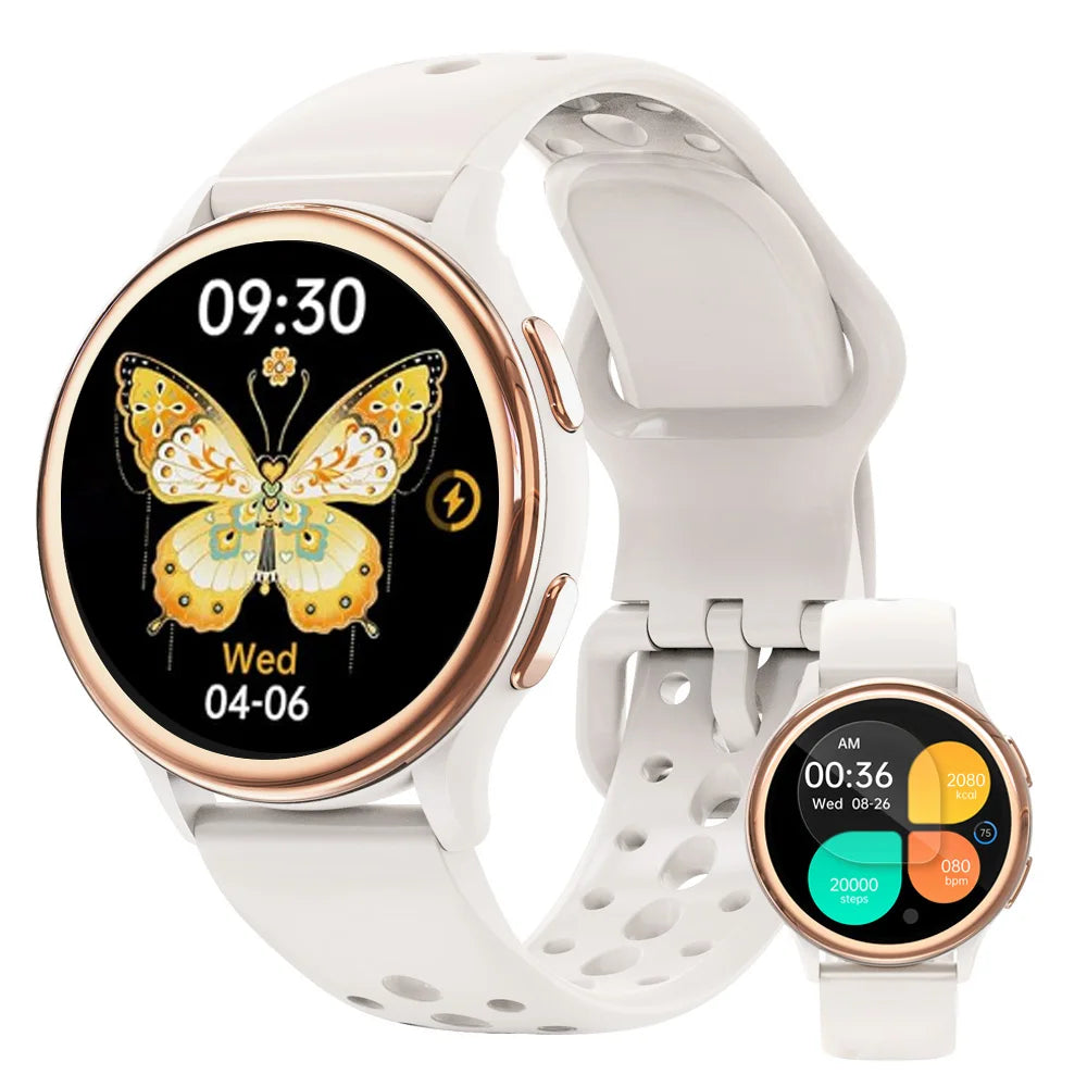 Smart Watches for Women [400+Watch Faces/Calls/Female Health], 1.27" Fitness Tracker , for iPhone ＆ Android