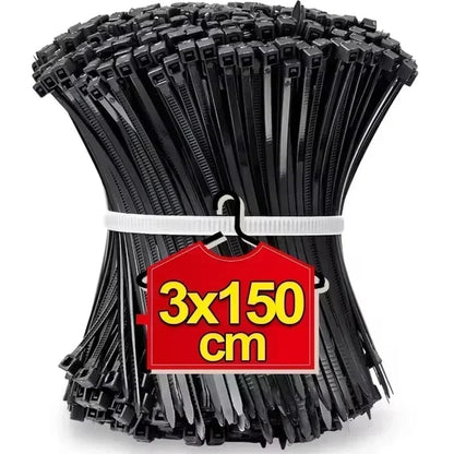 2000/100Pcs Self Locking Nylon Cable Ties  Heavy Duty Organizer
