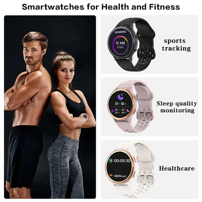 Smart Watches for Women [400+Watch Faces/Calls/Female Health], 1.27" Fitness Tracker , for iPhone ＆ Android