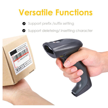 Bluetooth Hand held Barcode  QR code Scanner,1D 2D 500m Transmission Distance